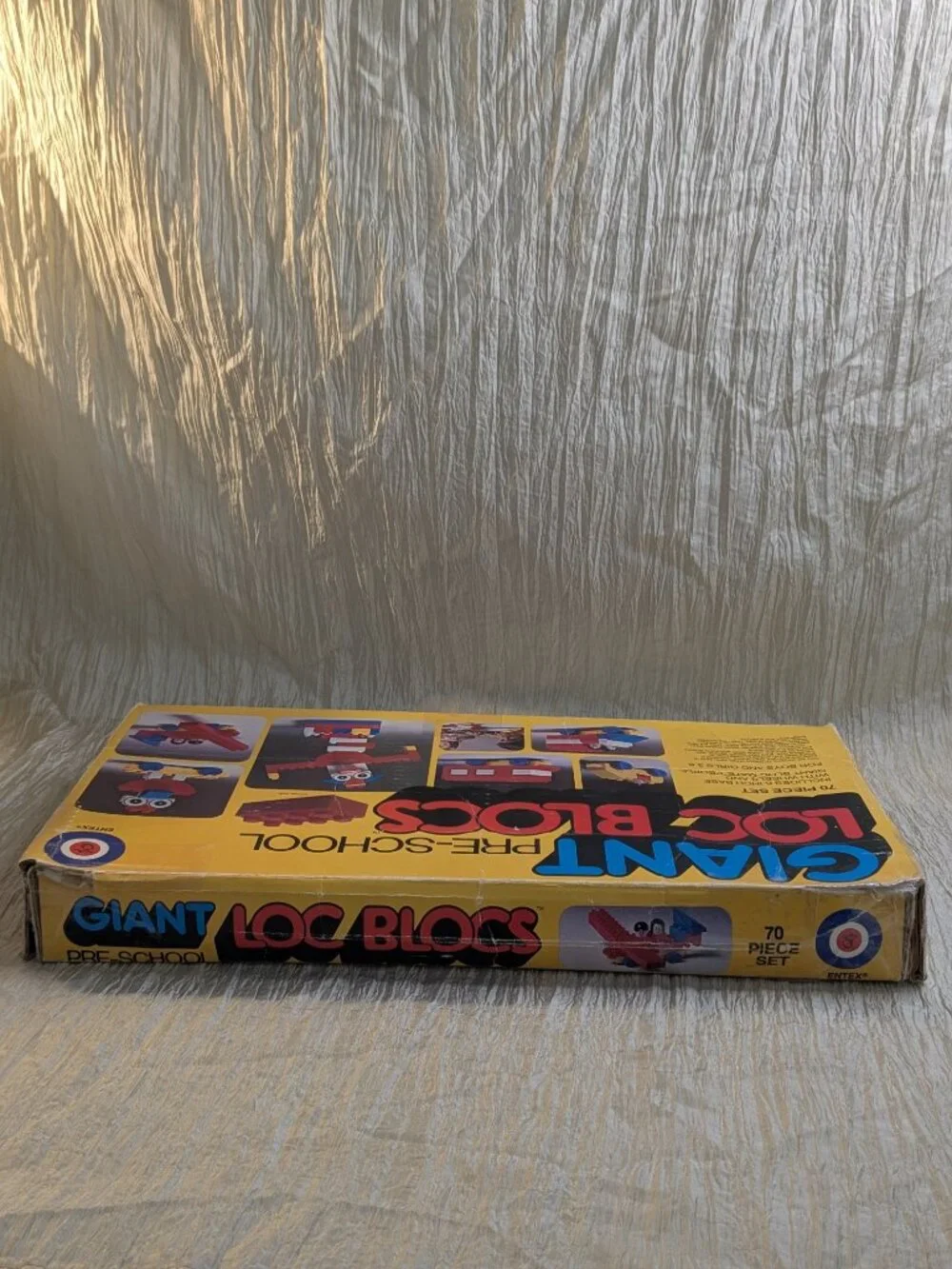 Giant Loc Bloc Complete Vintage Loc Blocs Original Box ENTEX No 1041 Pre School